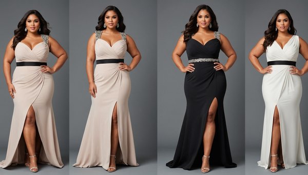 Trouvez la robe habillée grande taille idéale pour vous